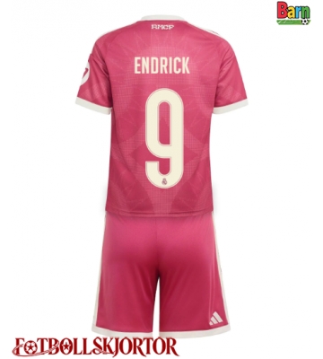 Real Madrid Endrick #9 Tredje Kläder Barn 2026-27 Kortärmad (+ Korta byxor)